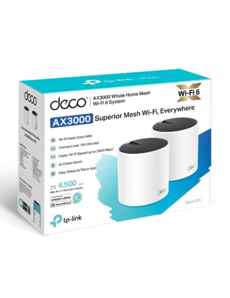 Router tp-link ax3000 dual-band (2.4 ghz/5 ghz) wi-fi 6 (802.11ax) biały 3 wewnętrzne
