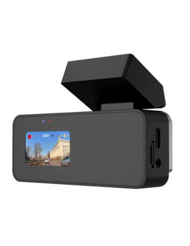 Navitel r37 wideorejestrator z modułem gps jasny, 1,47-calowy ekran ips wyświetlający obraz w czasie rzeczywistym oraz powiadomi