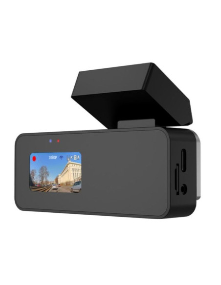 Navitel r37 wideorejestrator z modułem gps jasny, 1,47-calowy ekran ips wyświetlający obraz w czasie rzeczywistym oraz powiadomi