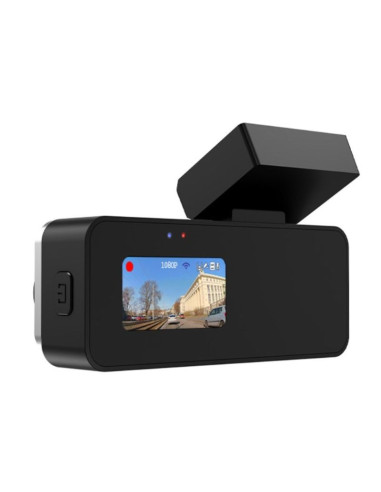 Navitel r37 wideorejestrator z modułem gps jasny, 1,47-calowy ekran ips wyświetlający obraz w czasie rzeczywistym oraz powiadomi