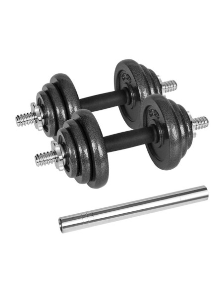 Rebel active hantle regulowane w walizce z gryfem, zestaw 20 kg