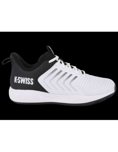 Sneakersy k-swiss ultrashot light clay whit/black-m (04742-102-m)