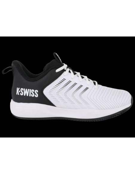 Sneakersy k-swiss ultrashot light clay whit/black-m (04742-102-m)