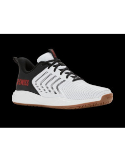 Sneakersy k-swiss ultrashot tr indr white/black/high risk red-m (04602-153-m) 2