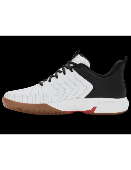 Sneakersy k-swiss ultrashot tr indr white/black/high risk red-m (04602-153-m)