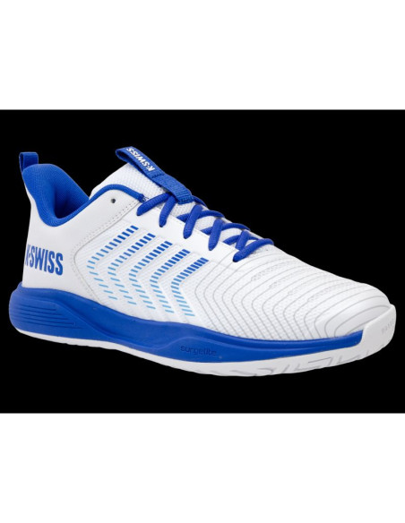Sneakersy k-swiss ultrashot light white/dazzling blue/baltic sea-m (04767-158-m)