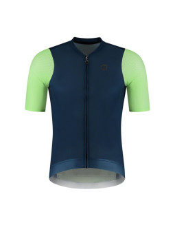 Rogelli koszulka fast niebiesko-limonkowa 2xl