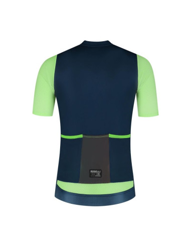 Rogelli koszulka fast niebiesko-limonkowa 2xl