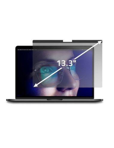 Qoltec filtr prywatyzujący do macbook air 13.6" | magnetyczny | ochrona wzroku