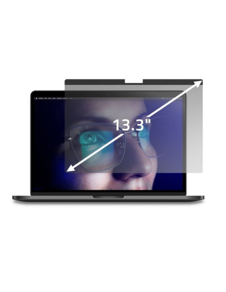 Qoltec filtr prywatyzujący do macbook air 13.6" | magnetyczny | ochrona wzroku