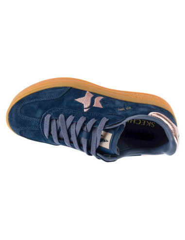 Skechers academy hi-elevated essence 185430-nvpk niebieskie 36