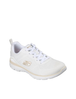 Buty damskie skechers summits quiet dream białe 150291 wnt 2