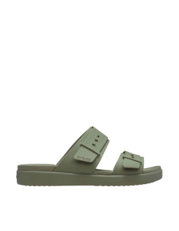 Klapki damskie crocs brooklyn buckle low zielone 211215 3bx 38-39