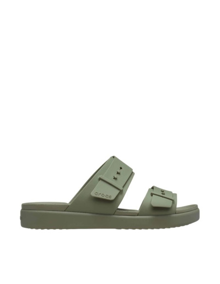 Klapki damskie crocs brooklyn buckle low zielone 211215 3bx 38-39