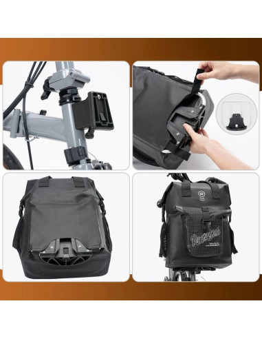 Torba przednia rockbros as-158 - do roweru składanego brompton