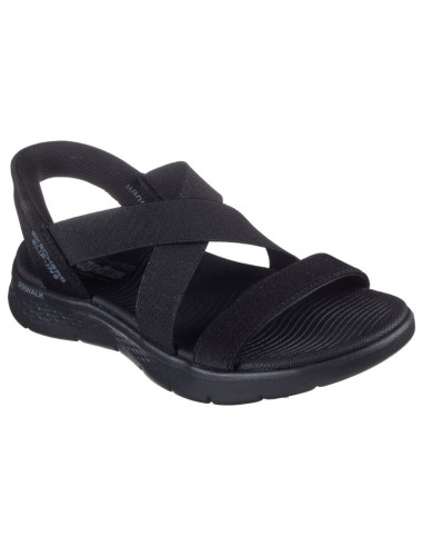 Skechers damskie sandały go walk flex sandal glimmer up 141489 bbk