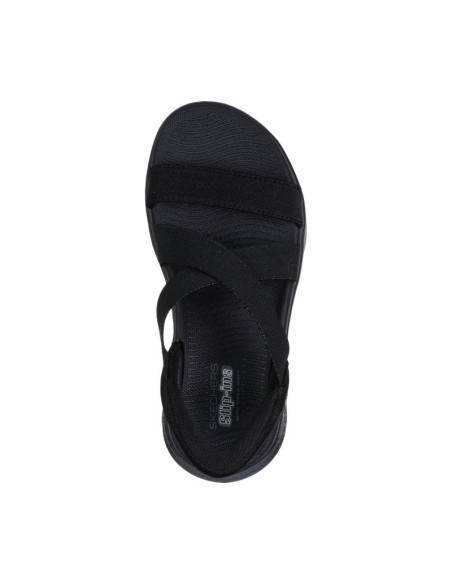 Skechers damskie sandały go walk flex sandal glimmer up 141489 bbk