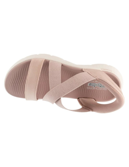 Skechers slip-ins: go walk flex sandal - glimmer up 141489-ros różowe 36