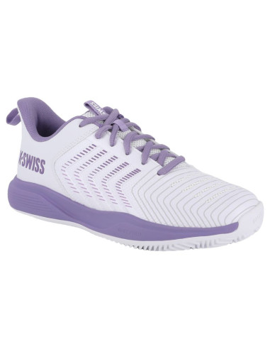 Sneakersy damskie k-swiss ultrashot light clay do treningu fioletowe (94742-151-m)