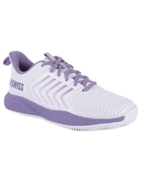 Sneakersy damskie k-swiss ultrashot light clay do treningu fioletowe (94742-151-m)
