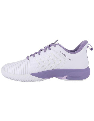 Sneakersy damskie k-swiss ultrashot light clay do treningu fioletowe (94742-151-m)
