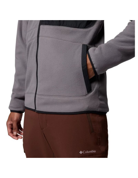Columbia fast trek overlay full zip fleece 2135691023 szare l