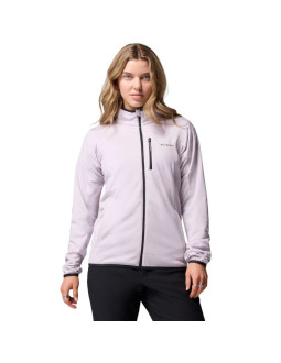 Columbia essential hike grid full zip fleece 2136233551 fioletowe l