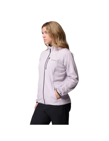 Columbia essential hike grid full zip fleece 2136233551 fioletowe l
