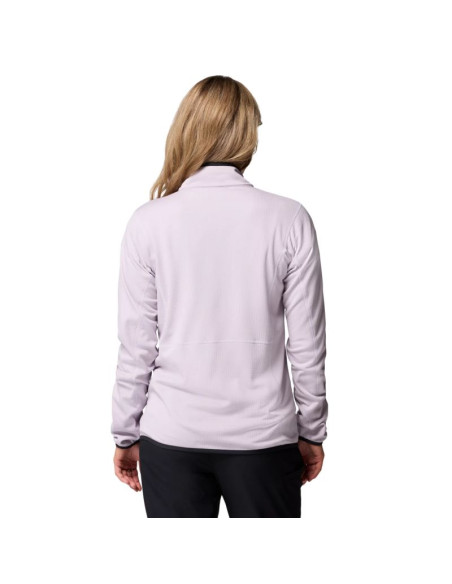 Columbia essential hike grid full zip fleece 2136233551 fioletowe l