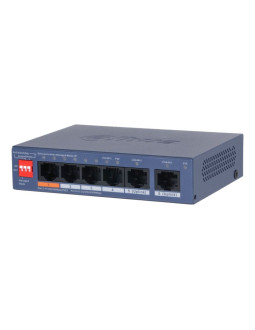 Dahua technology cs4006-4et2gt-60 przełącznik sieciowy zarządzany l2 gigabit ethernet (10/100/1000) obsługa poe niebieski