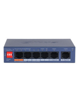 Dahua technology cs4006-4et2gt-60 przełącznik sieciowy zarządzany l2 gigabit ethernet (10/100/1000) obsługa poe niebieski 2
