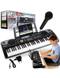 Mq 6115 keyboard elektroniczny edukacyjny przenośn