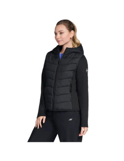 Skechers go shield performance elite hooded jacket ja232-blk czarne l
