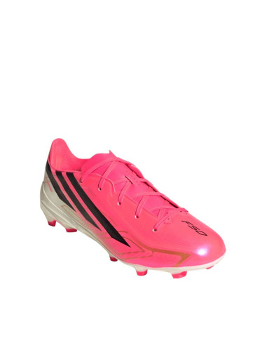 Buty piłkarskie dla dzieci adidas f50 hyperfast league fg różówe hq5161