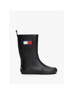 Tommy hilfiger kalosze flag rain boot t3xc-33923-0047999 black