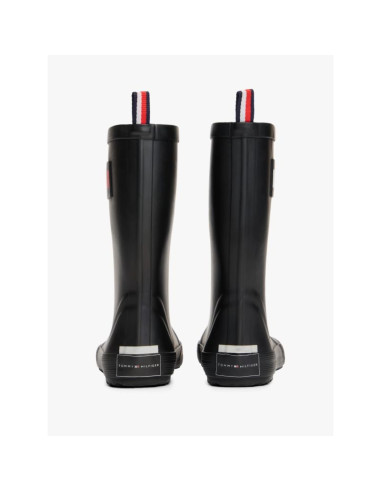 Tommy hilfiger kalosze flag rain boot t3xc-33923-0047999 black