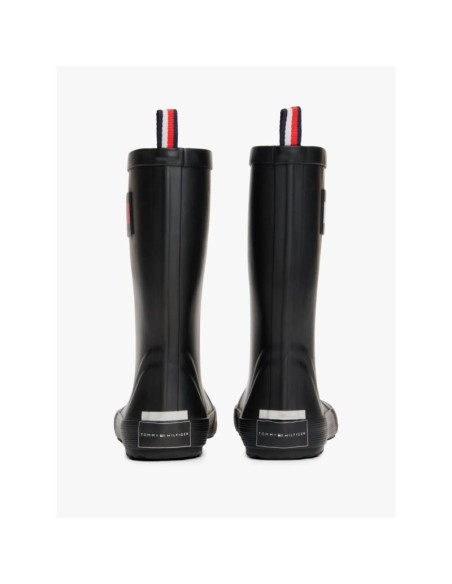 Tommy hilfiger kalosze flag rain boot t3xc-33923-0047999 black
