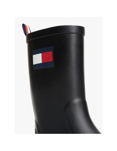 Tommy hilfiger kalosze flag rain boot t3xc-33923-0047999 black