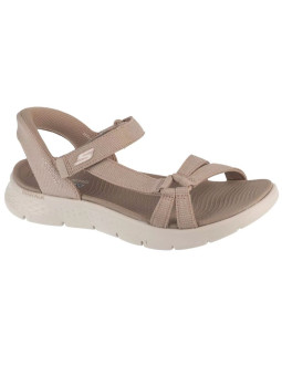 Skechers slip-ins: go walk flex sandal - illuminate 141481-tpe beżowe 36