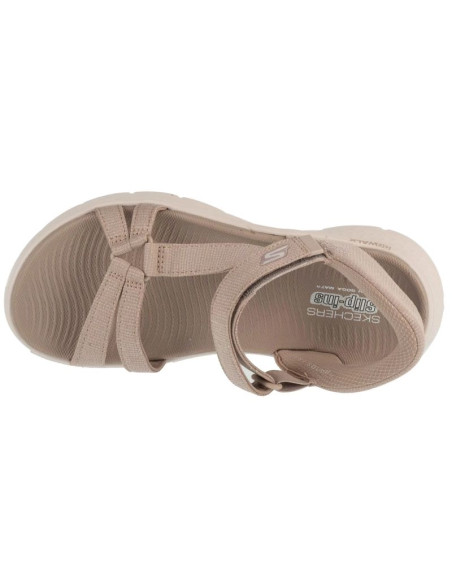 Skechers slip-ins: go walk flex sandal - illuminate 141481-tpe beżowe 36
