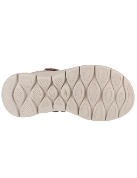 Skechers slip-ins: go walk flex sandal - illuminate 141481-tpe beżowe 36