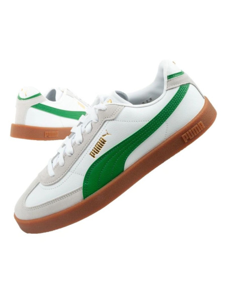Puma buty sportowe męskie club ii era sneakersy skórzane białe szare zielone