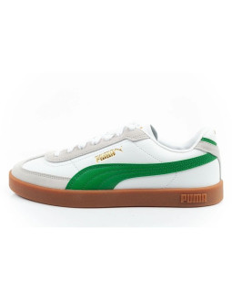 Puma buty sportowe męskie club ii era sneakersy skórzane białe szare zielone 2
