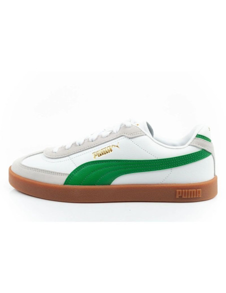Puma buty sportowe męskie club ii era sneakersy skórzane białe szare zielone