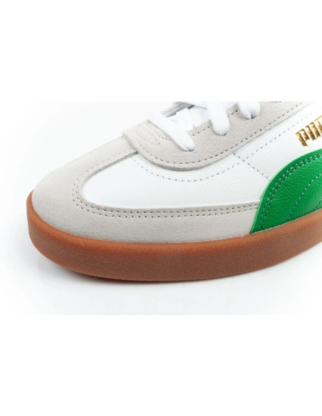 Puma buty sportowe męskie club ii era sneakersy skórzane białe szare zielone