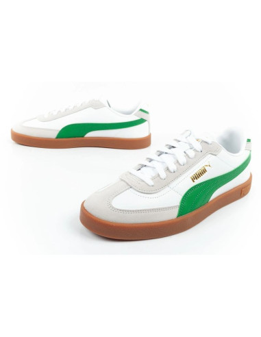 Puma buty sportowe męskie club ii era sneakersy skórzane białe szare zielone