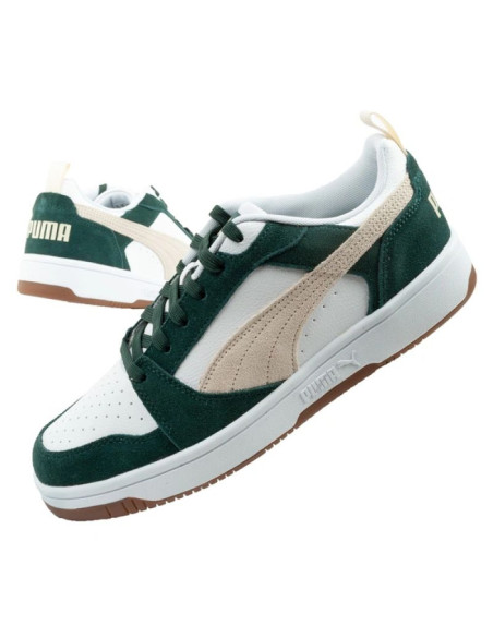 Puma buty sportowe sneakersy męskie rebound v6 modne wygodne białe zielone