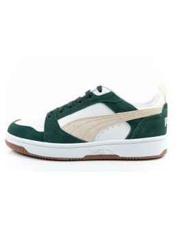 Puma buty sportowe sneakersy męskie rebound v6 modne wygodne białe zielone 2
