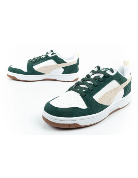Puma buty sportowe sneakersy męskie rebound v6 modne wygodne białe zielone