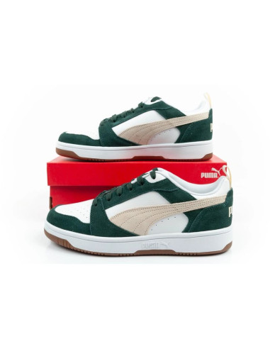 Puma buty sportowe sneakersy męskie rebound v6 modne wygodne białe zielone